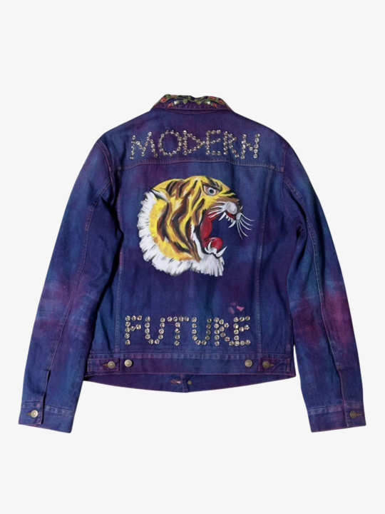 Gucci, Tiger Denim Jacket - Size 50